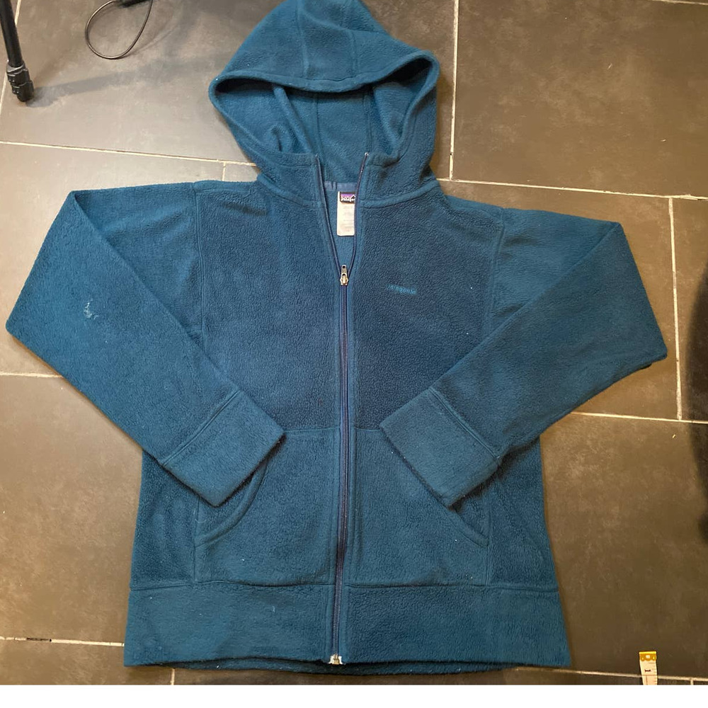 Patagonia Women's Hi-Loft Hooded Fleece Jacket Turquoise